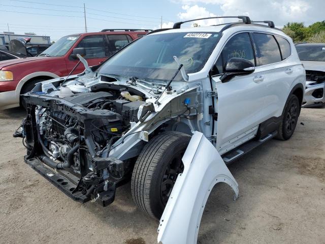 5NMS64AJ9NH480116 - 2022 HYUNDAI SANTA FE SEL WHITE photo 1