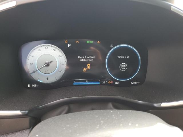 5NMS64AJ9NH480116 - 2022 HYUNDAI SANTA FE SEL Սպիտակ լուսանկար 9