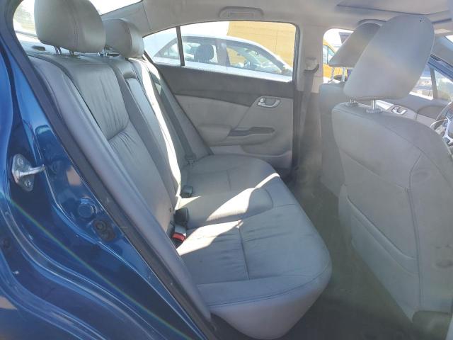 2HGFB2F97EH527947 - 2014 HONDA CIVIC EXL ლურჯი ფოტო 10