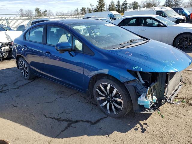 2HGFB2F97EH527947 - 2014 HONDA CIVIC EXL BLUE photo 4