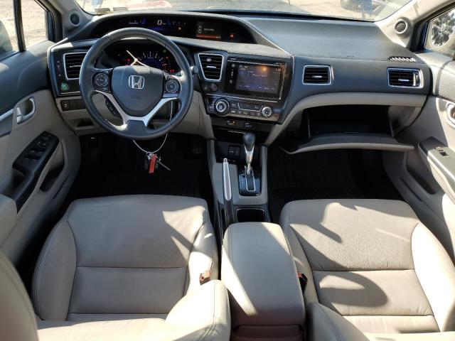 2HGFB2F97EH527947 - 2014 HONDA CIVIC EXL ლურჯი ფოტო 8