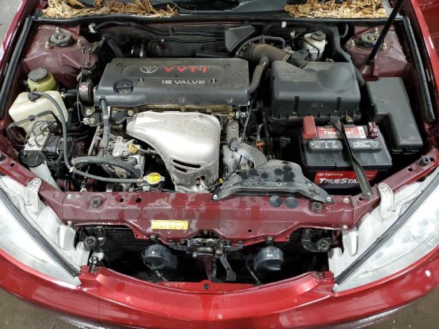 4T1BE32K83U220585 - 2003 TOYOTA CAMRY LE BURGUNDY photo 11