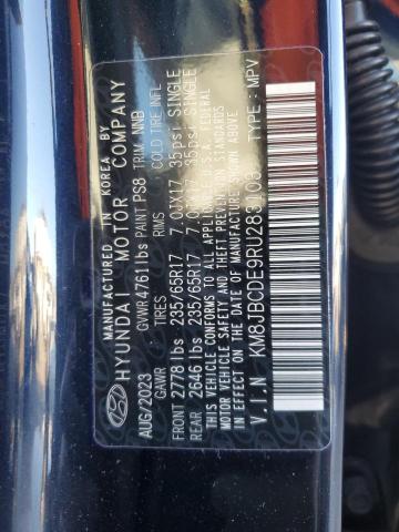 KM8JBCDE9RU283103 - 2024 HYUNDAI TUCSON SEL BLUE photo 14