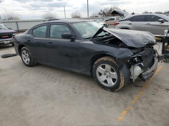 2B3KA43R78H161543 - 2008 DODGE CHARGER BLACK photo 4