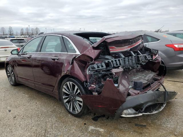 3LN6L5F93JR604014 - 2018 LINCOLN MKZ RESERVE BROWN photo 2