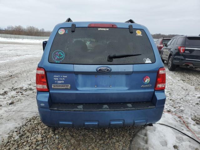 1FMCU93799KB22304 - 2009 FORD ESCAPE XLT BLUE photo 6