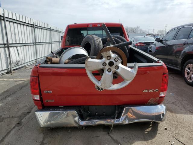 1C6RR7GT1KS619291 - 2019 RAM 1500 CLASS SLT წითელი ფოტო 6