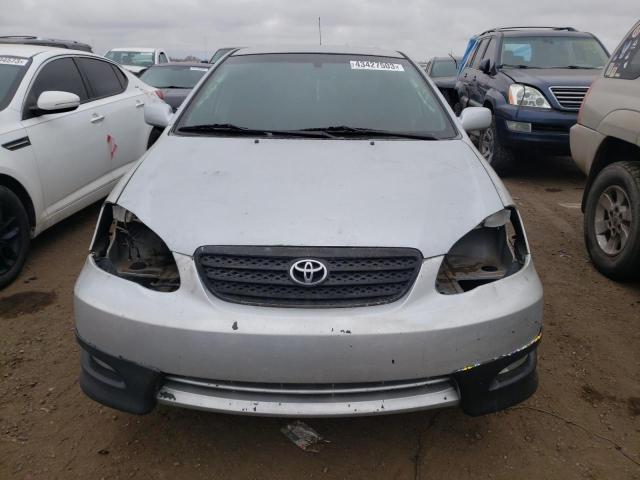 2T1BY30E36C551973 - 2006 TOYOTA COROLLA XRS SILVER photo 5