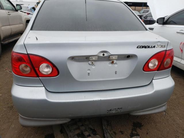 2T1BY30E36C551973 - 2006 TOYOTA COROLLA XRS SILVER photo 6