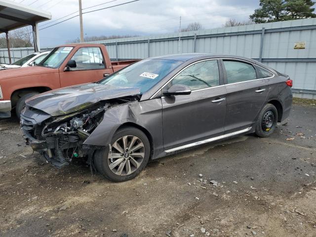 5NPE34AF8FH108496 - 2015 HYUNDAI SONATA SPORT GRAY photo 1