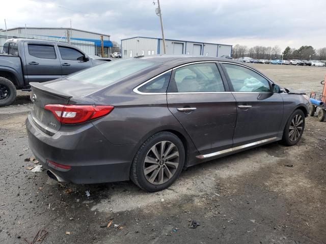 5NPE34AF8FH108496 - 2015 HYUNDAI SONATA SPORT GRAY photo 3