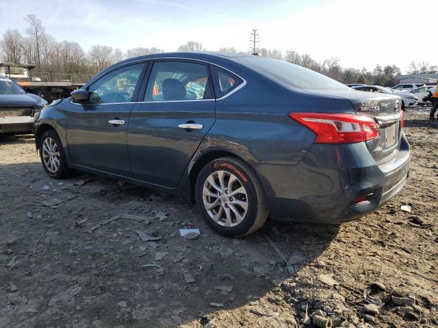 3N1AB7AP8HY241019 - 2017 NISSAN SENTRA S BLUE photo 2