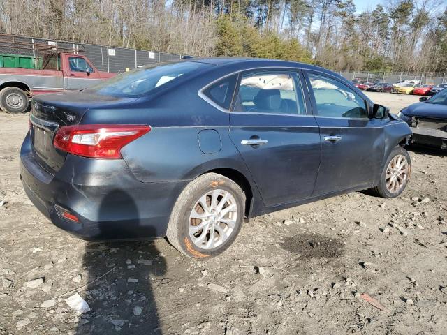 3N1AB7AP8HY241019 - 2017 NISSAN SENTRA S BLUE photo 3