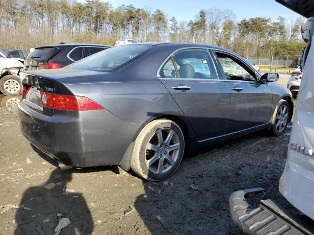 JH4CL96804C029720 - 2004 ACURA TSX GRAY photo 3