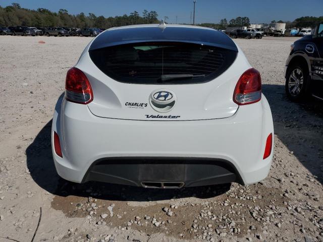 KMHTC6ADXCU036103 - 2012 HYUNDAI VELOSTER WHITE photo 6