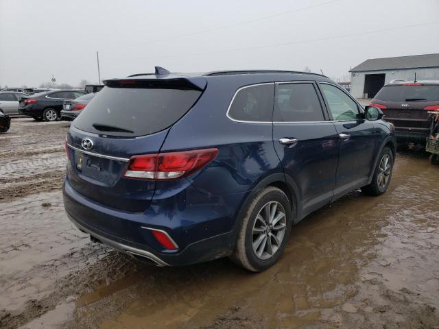 KM8SM4HF9HU195948 - 2017 HYUNDAI SANTA FE SE BLUE photo 3