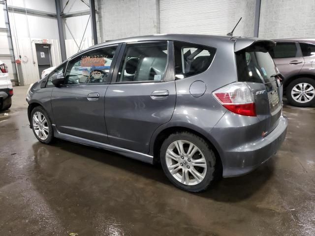 JHMGE8H53BC004817 - 2011 HONDA FIT SPORT GRAY photo 2