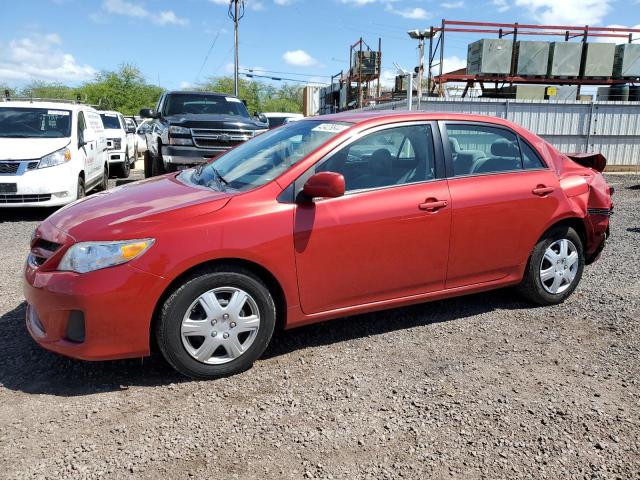 2T1BU4EE1BC711319 - 2011 TOYOTA CORROLA BASE RED photo 1