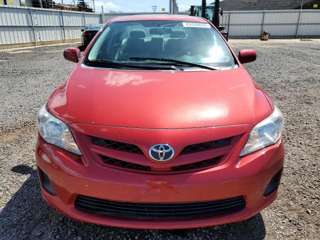 2T1BU4EE1BC711319 - 2011 TOYOTA CORROLA BASE RED photo 5