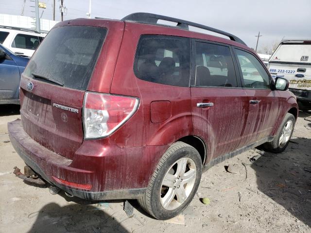 JF2SH64639H760314 - 2009 SUBARU FORESTER 2.5X LIMITED RED photo 3