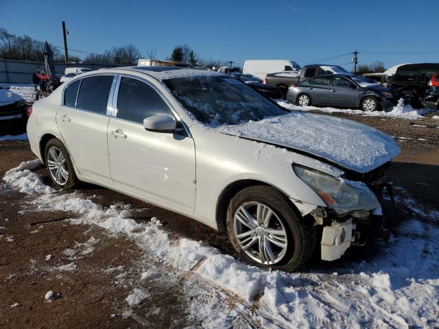 JN1CV6AR7AM452569 - 2010 INFINITI G37 WHITE photo 4