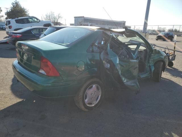 1FAFP33P32W309113 - 2002 FORD FOCUS LX GREEN photo 3