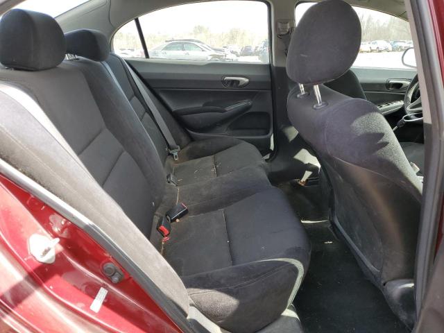 2HGFA1F63AH513153 - 2010 HONDA CIVIC LX-S მუქწითელი ფოტო 10