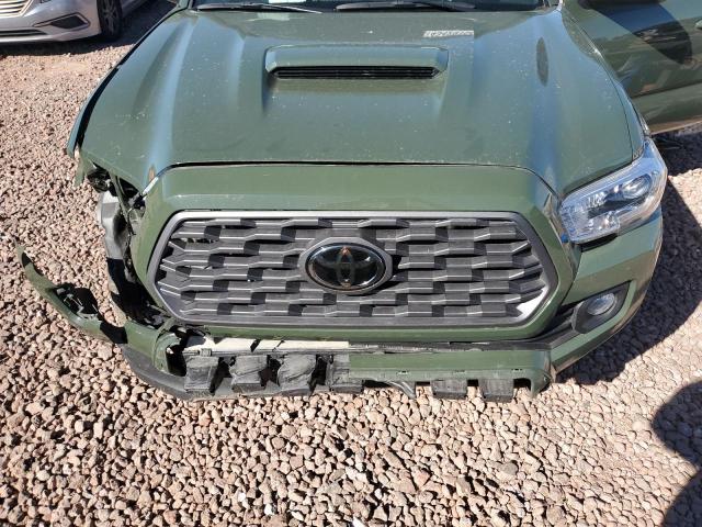 3TMCZ5AN0MM408737 - 2021 TOYOTA TACOMA DOUBLE CAB GREEN photo 11