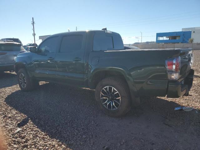 3TMCZ5AN0MM408737 - 2021 TOYOTA TACOMA DOUBLE CAB GREEN photo 2