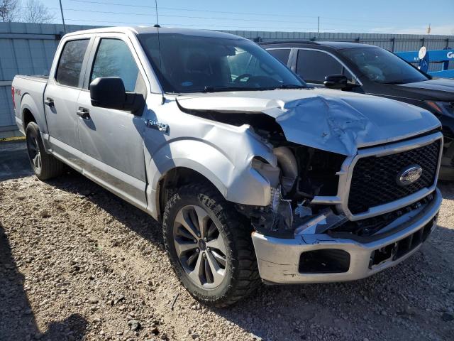 1FTEW1CPXKKF31474 - 2019 FORD F150 SUPERCREW SILVER photo 4