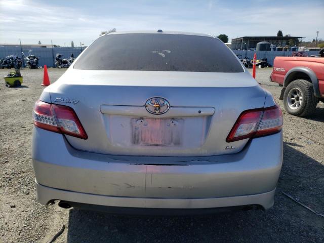 4T1BF3EK6AU015465 - 2010 TOYOTA CAMRY BASE SILVER photo 6