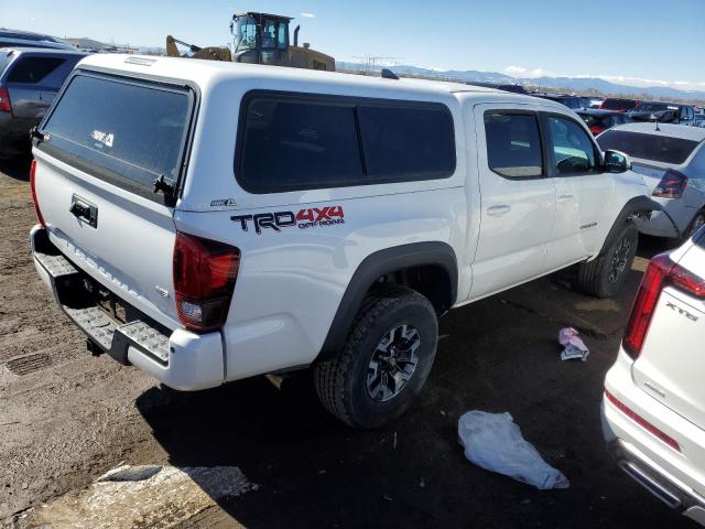 3TMCZ5AN1KM210200 - 2019 TOYOTA TACOMA DOUBLE CAB WHITE photo 3