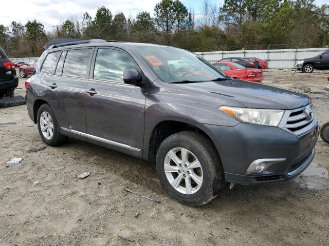 5TDZK3EH1CS073526 - 2012 TOYOTA HIGHLANDER BASE GRAY photo 4