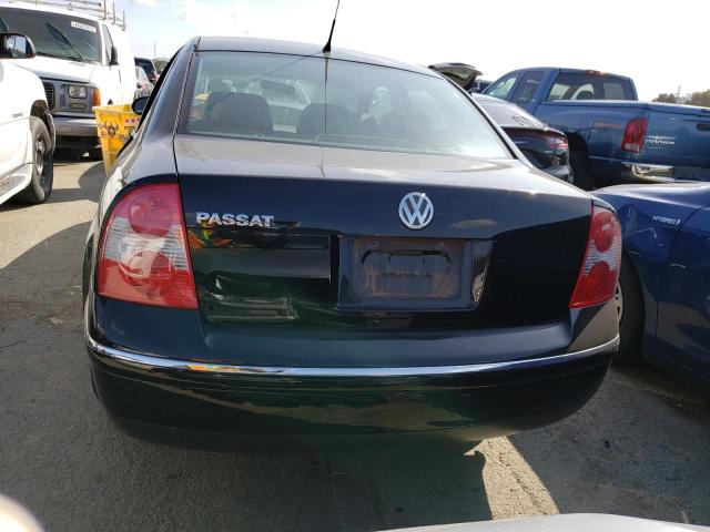 WVWPD63B44E289489 - 2004 VOLKSWAGEN PASSAT GLS BLACK photo 6