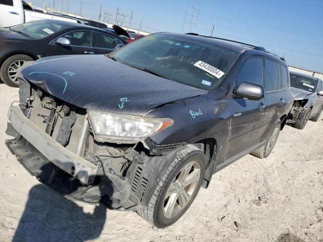 5TDYK3EH8DS117308 - 2013 TOYOTA HIGHLANDER LIMITED GRAY photo 1