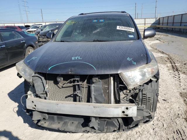 5TDYK3EH8DS117308 - 2013 TOYOTA HIGHLANDER LIMITED GRAY photo 5