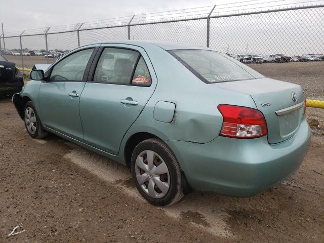 JTDBT923981244991 - 2008 TOYOTA YARIS GREEN photo 2