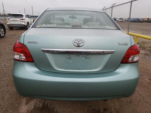 JTDBT923981244991 - 2008 TOYOTA YARIS GREEN photo 6