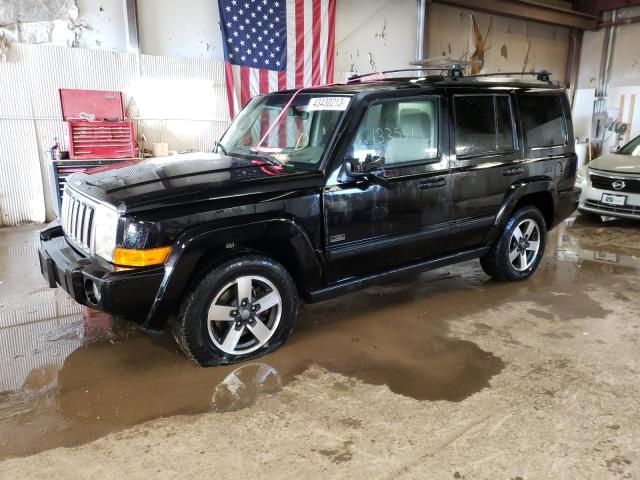 1J8HG48K28C181665 - 2008 JEEP COMMANDER SPORT BLACK photo 1