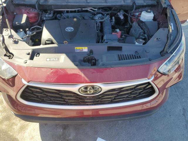 5TDGZRBH1MS107198 - 2021 TOYOTA HIGHLANDER XLE 红色 照片 12