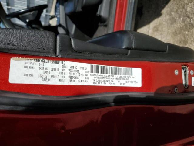 1J4RR4GG3BC614799 - 2011 JEEP GRAND CHER LAREDO Kırmızı fotoğraf 12