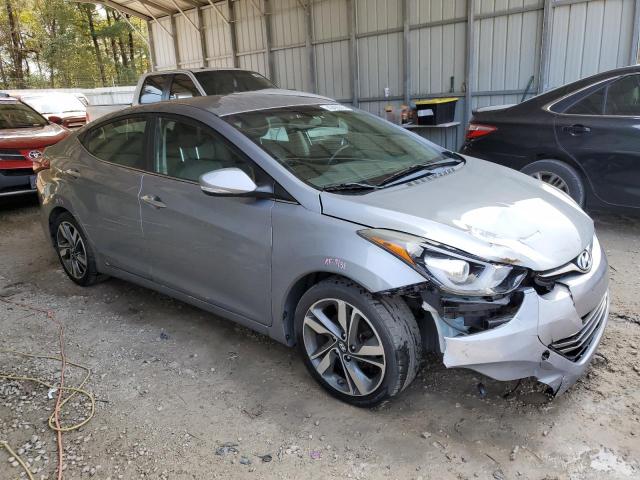 KMHDH4AE6EU141484 - 2014 HYUNDAI ELANTRA SE GRAY photo 4