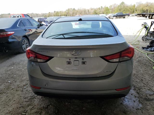 KMHDH4AE6EU141484 - 2014 HYUNDAI ELANTRA SE GRAY photo 6