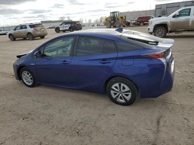 JTDKARFU3J3545680 - 2018 TOYOTA PRIUS BLUE photo 2