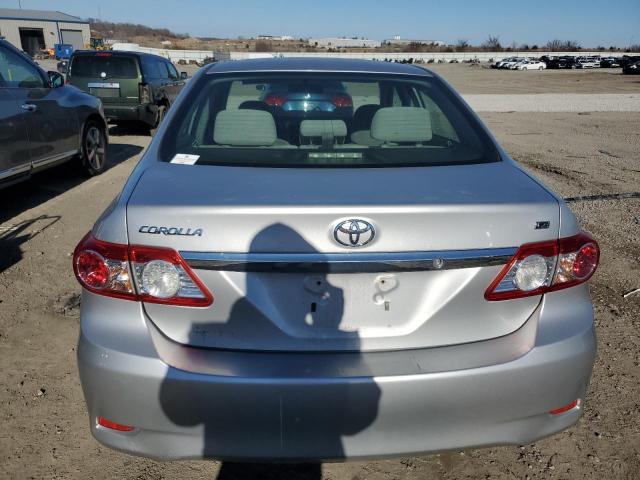 JTDBU4EE1B9161464 - 2011 TOYOTA COROLLA BASE SILVER photo 6