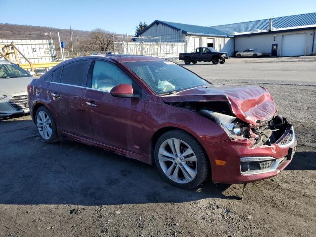 1G1PG5SB6F7118200 - 2015 CHEVROLET CRUZE LTZ RED photo 4