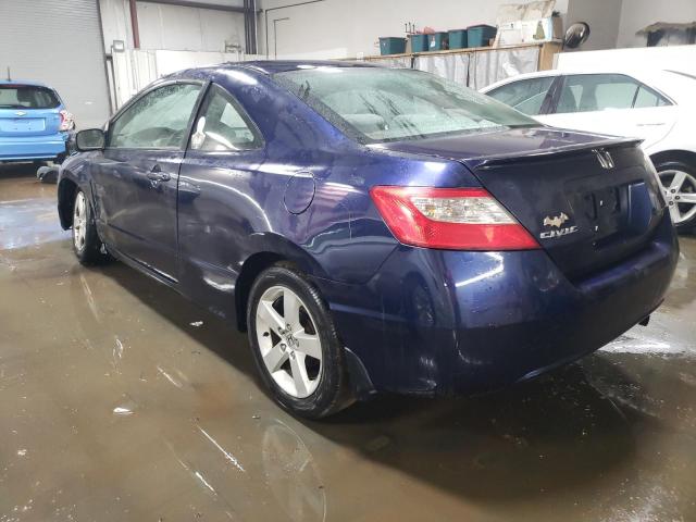 2HGFG12689H529235 - 2009 HONDA CIVIC LX BLUE photo 2