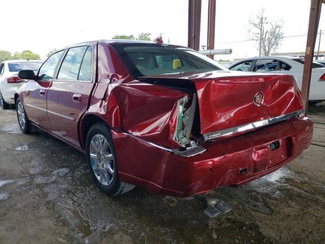 1G6KH5EY8AU126178 - 2010 CADILLAC DTS PREMIUM COLLECTION RED photo 3