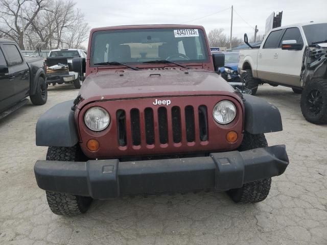 1J4GA39167L141117 - 2007 JEEP WRANGLER X RED photo 5