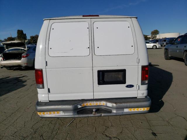 1FTRE14272HB34907 - 2002 FORD ECONOLINE E150 VAN WHITE photo 6